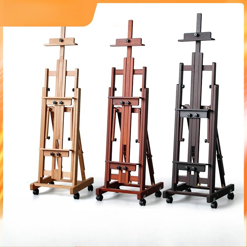 Display Stand Wood - HXL Houten platte verticale schildersezel, verstelbare