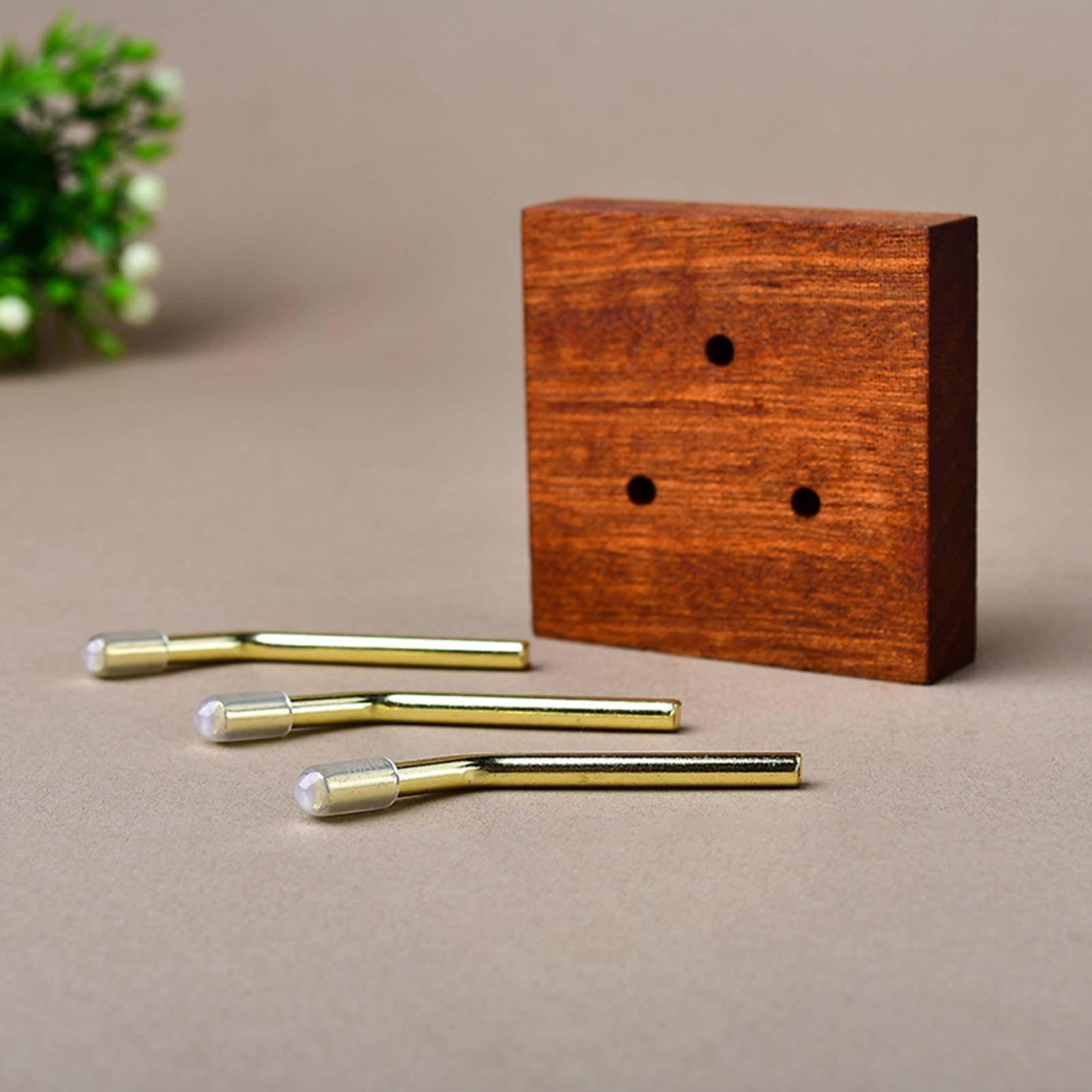 Display Stand Wood - Massief houten kristallen basisstandaard, displayrek, houten