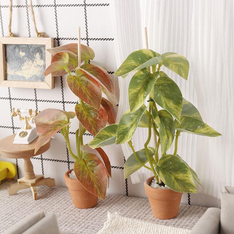 Bonsai Gardening - 1/12 Poppenhuis Simulatie Groene Planten Bonsai