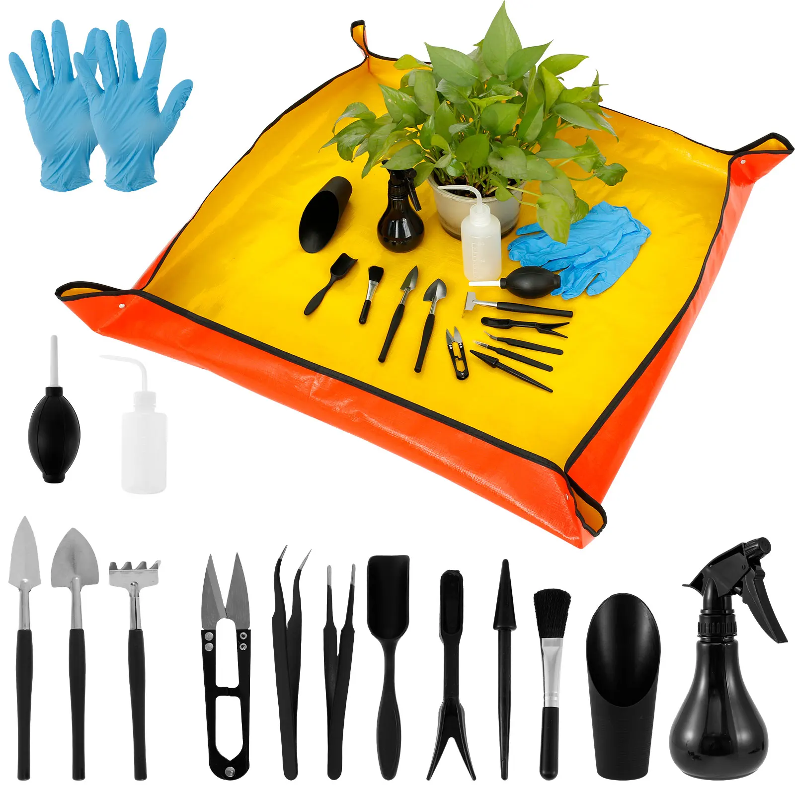 Bonsai Garden Tools - 13/16 Stuks Tuin Sappige Planten Gereedschap