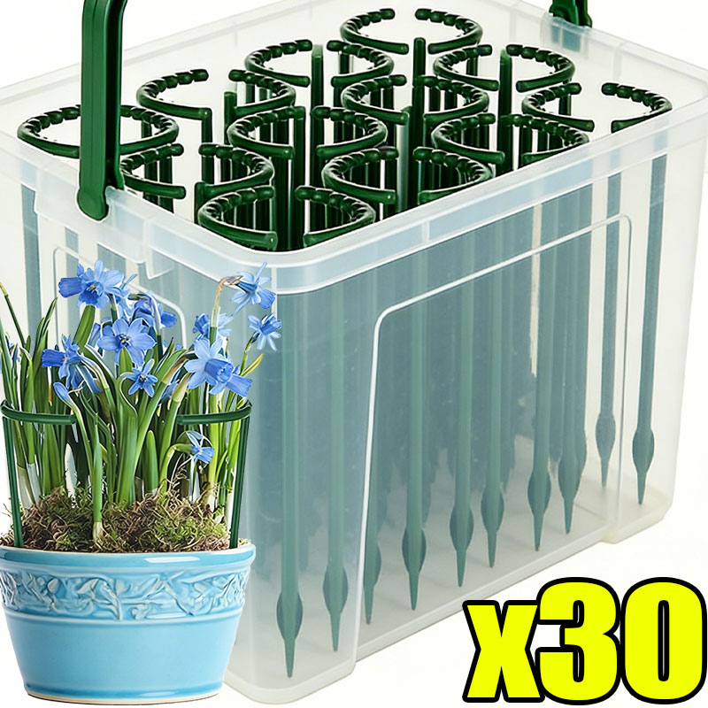 Bonsai Garden Tools - 30-1PCS Plastic Plant Ondersteuning Halve Cirkel