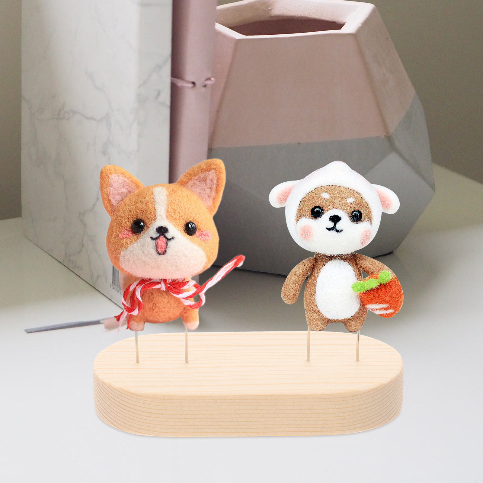 Naaldvilten Displaystandaard H - Display Stand Wood recensie en prijs