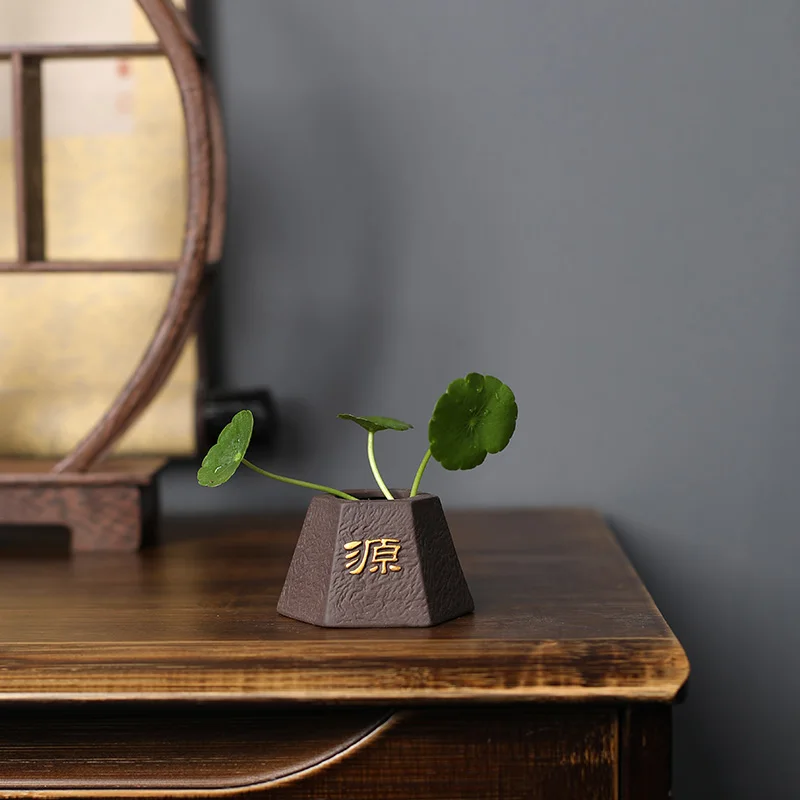 Creatieve Paarse Klei Thee Hui - Bonsai Garden Ornaments recensie en prijs