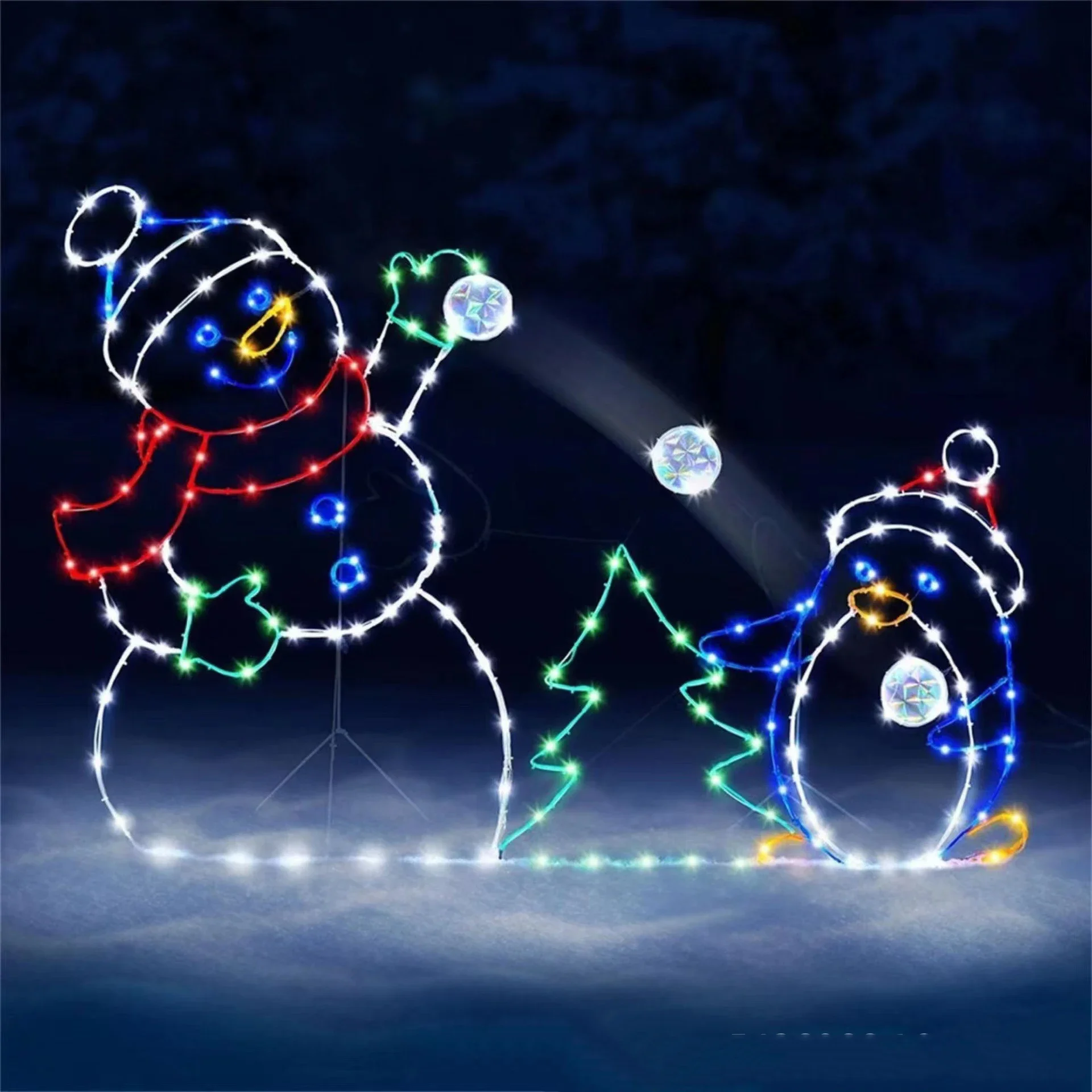 Geanimeerd sneeuwballicht LED  - Bonsai Garden Ornaments recensie en prijs