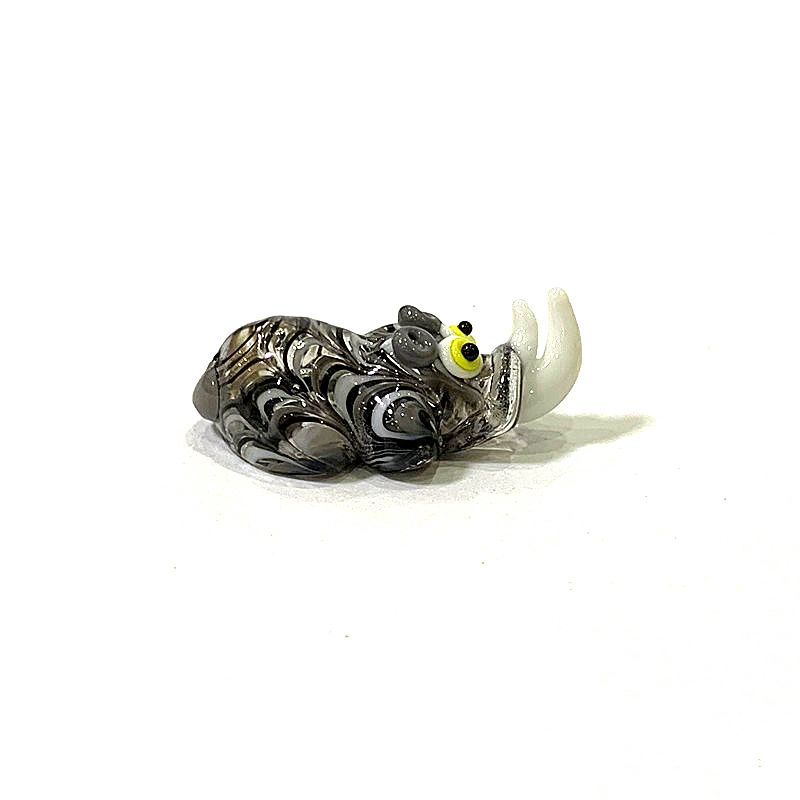 Miniatuur glazen neushoorn bee - Japan Bonsai Garden recensie en prijs
