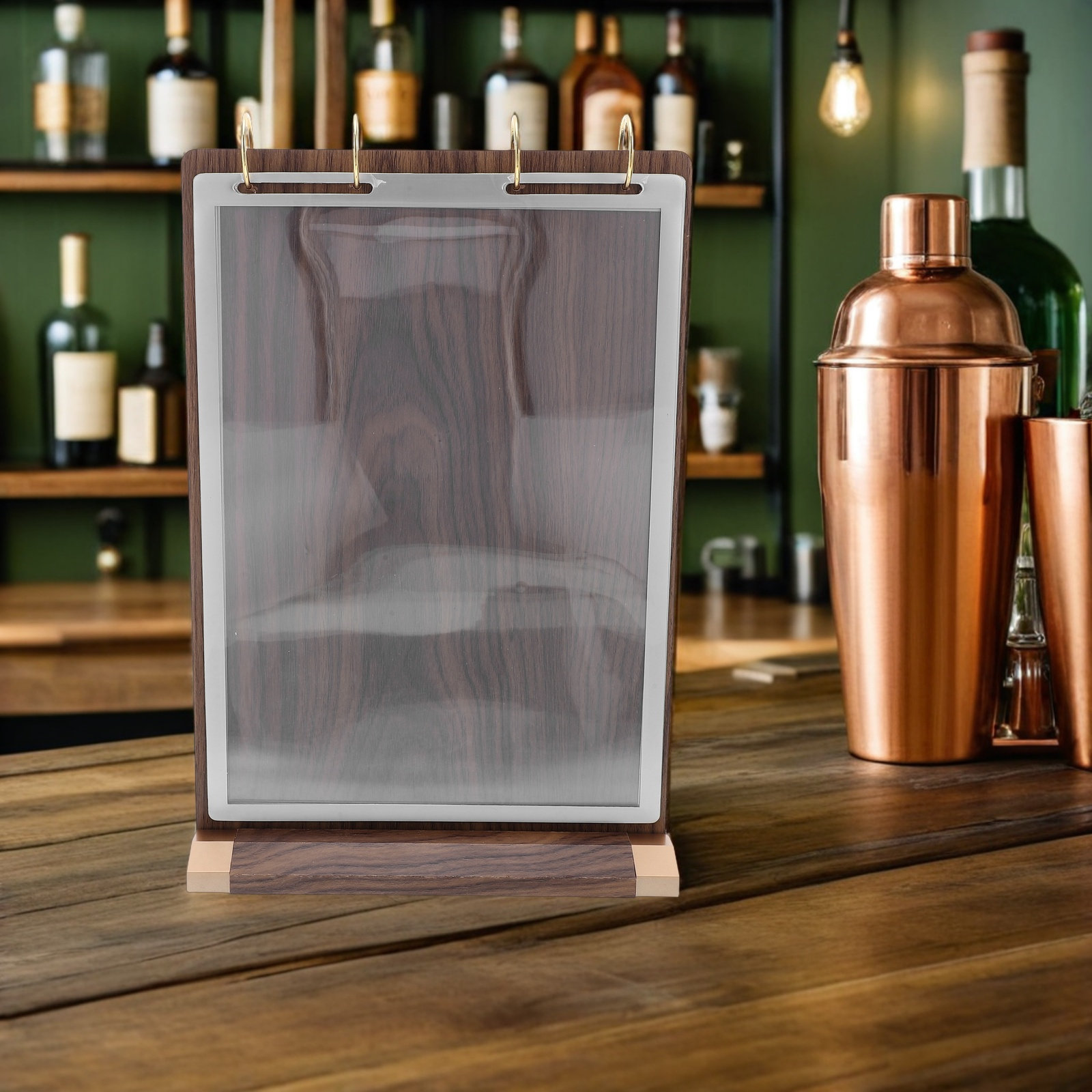 Walnoot Houten A4 Menu Flip Di - Display Stand Wood recensie en prijs