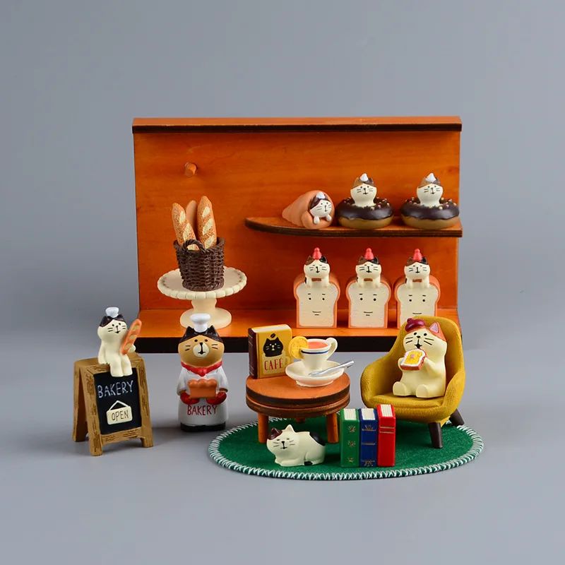 Zakka Stijl Cartoon Kat Brood  - Japan Bonsai Garden recensie en prijs