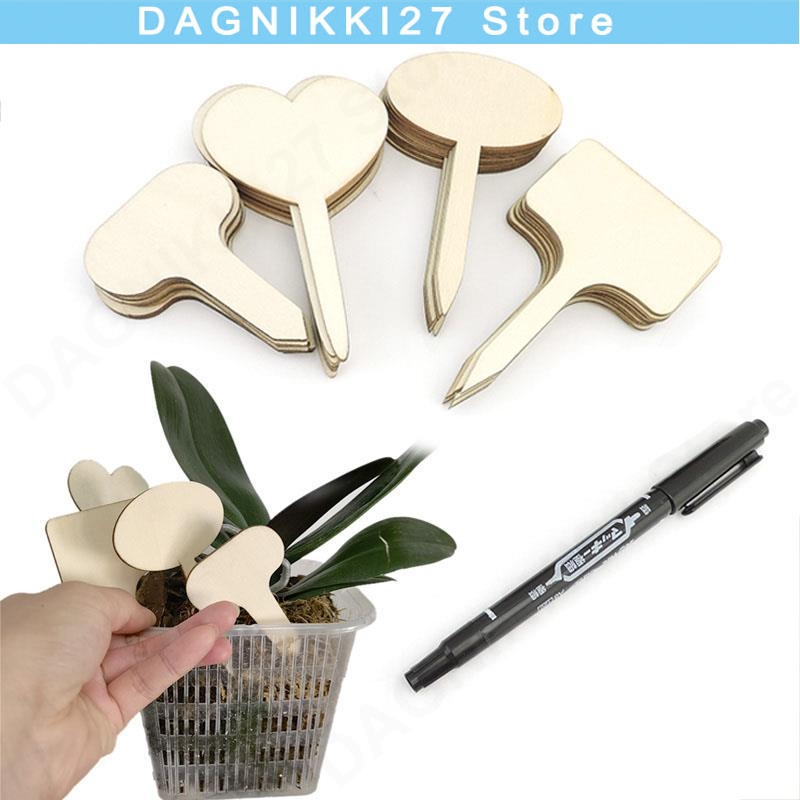 10x T-Type Houten Plant Etiket - Bonsai Garden Tools recensie en prijs