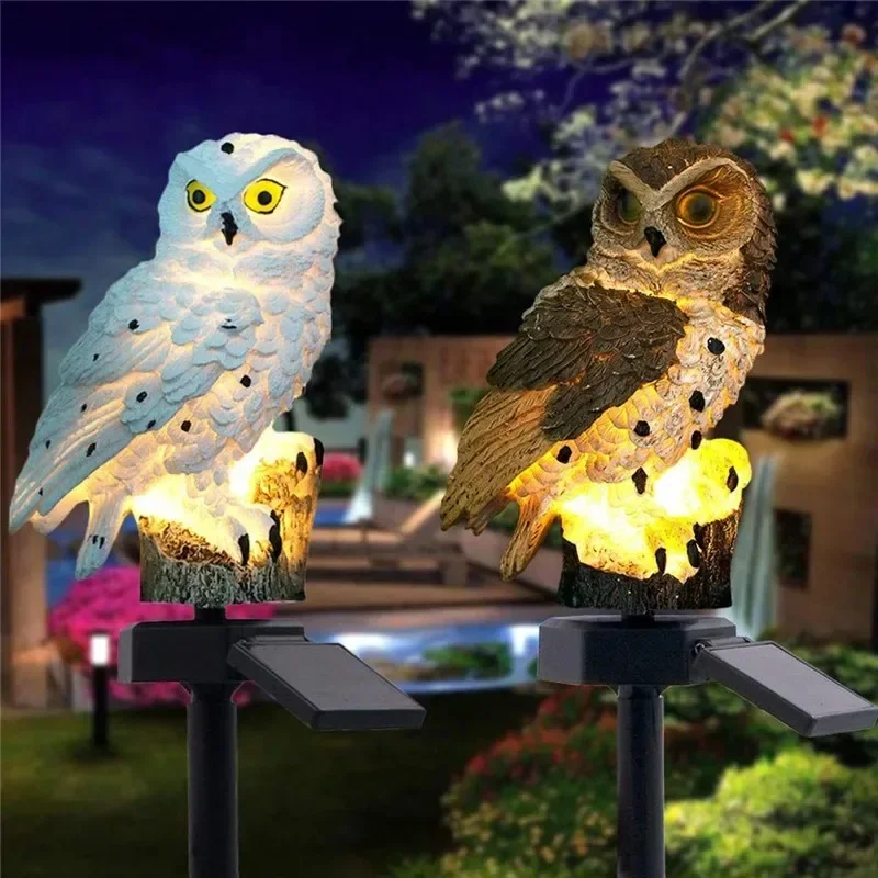 Solar Owl Statue Garden Light  - Bonsai Garden Ornaments recensie en prijs