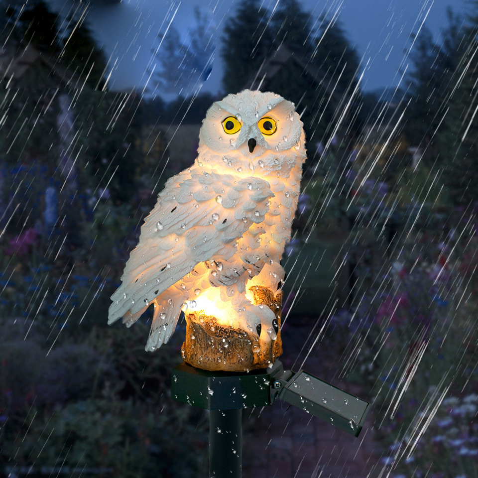 Solar Owl Statue Garden Light  - Bonsai Garden Ornaments recensie en prijs