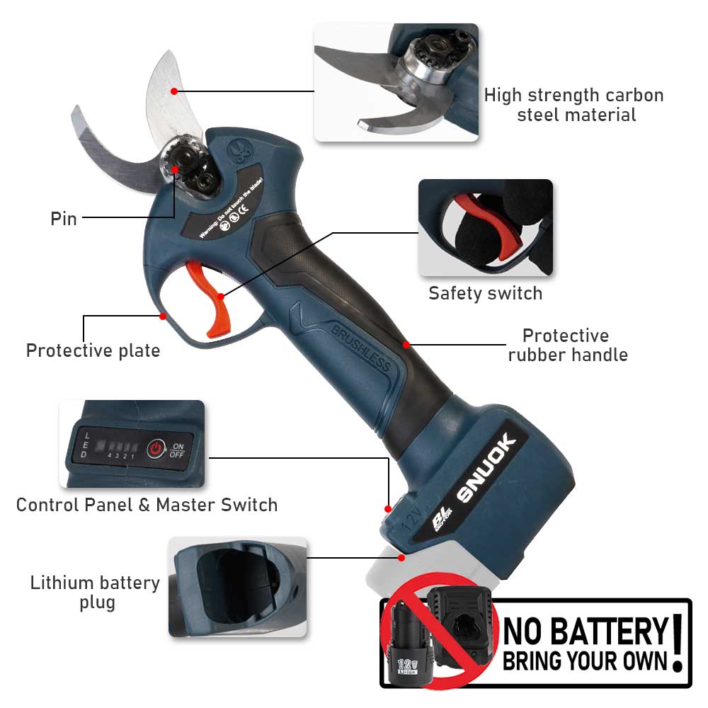 SNUOK 12V Borstelloze Elektris - Bonsai Garden Tools recensie en prijs