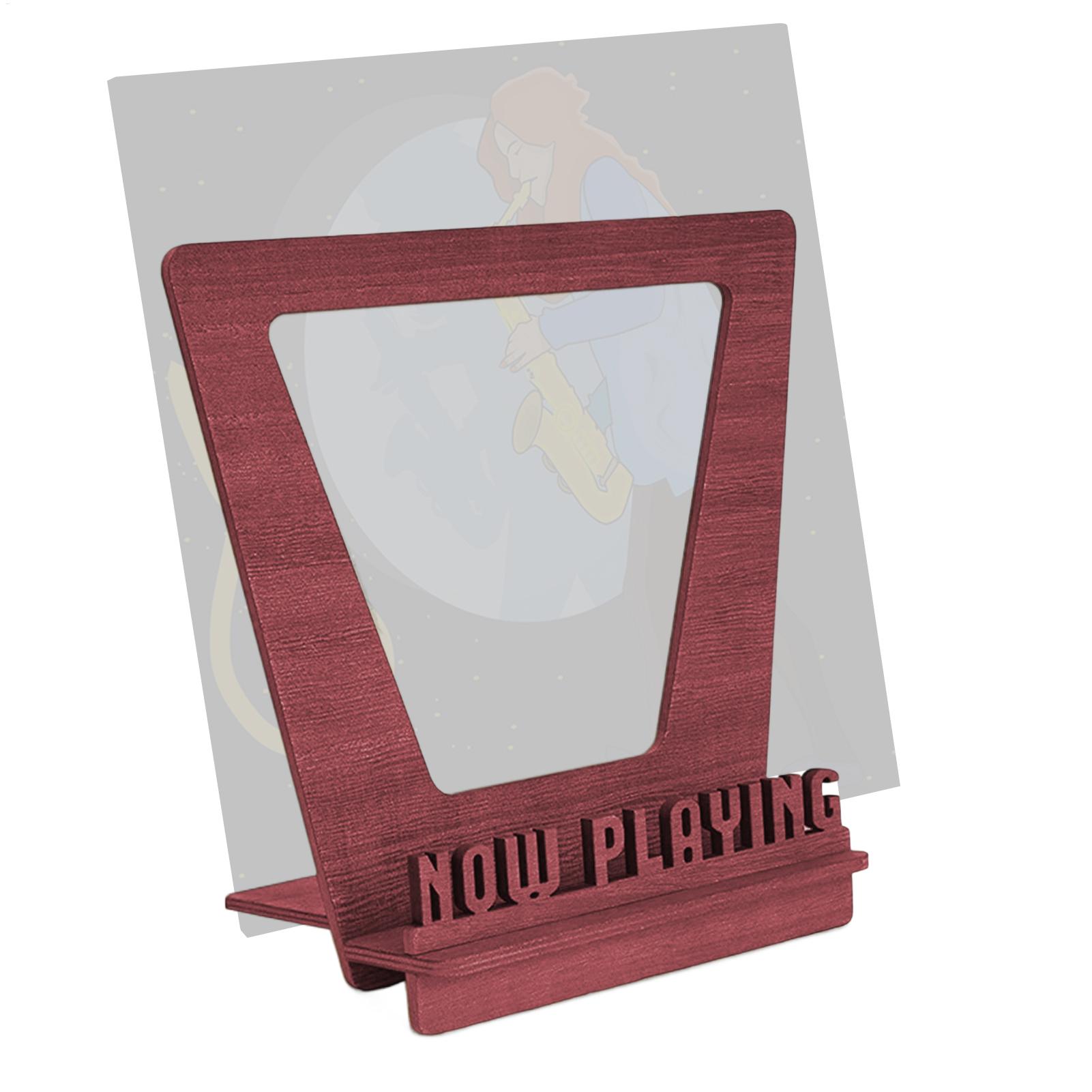 Houten platenhouder, houten st - Display Stand Wood recensie en prijs