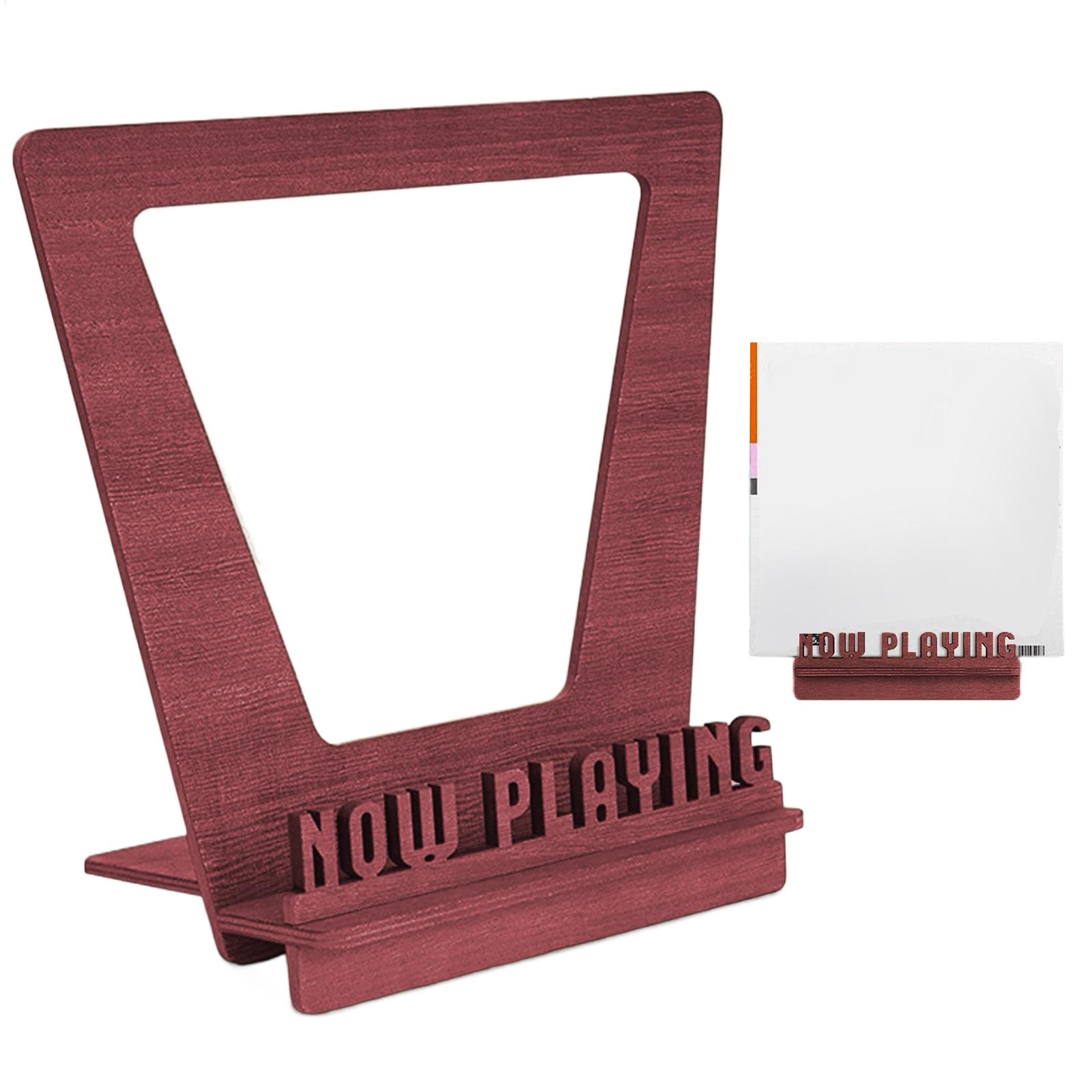 Houten platenhouder, houten st - Display Stand Wood recensie en prijs