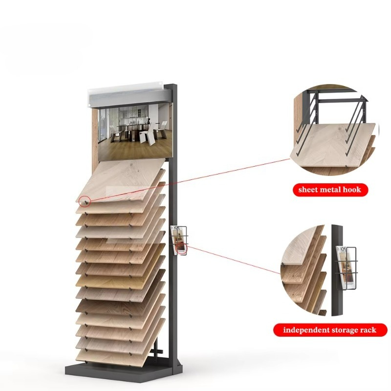 Aanpasbare metalen & houten co - Display Stand Wood recensie en prijs