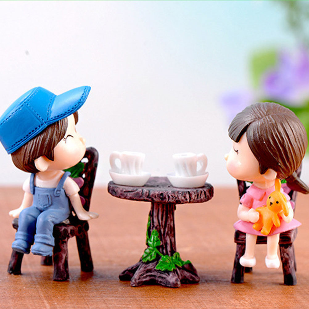 5 sets hars miniatuur stoel ta - Bonsai Garden Ornaments recensie en prijs