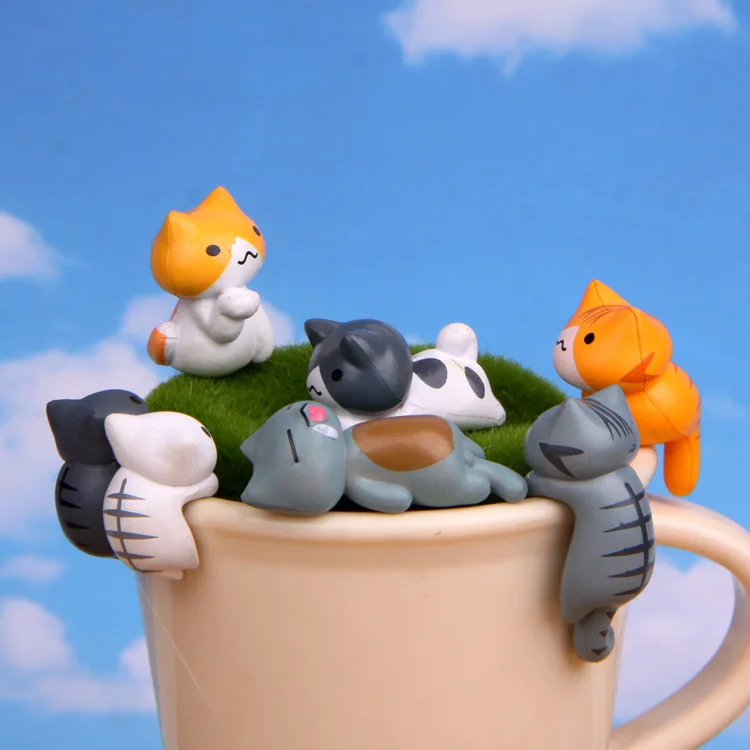 6 stks/set Cartoon Lucky pvc K - Japan Bonsai Garden recensie en prijs