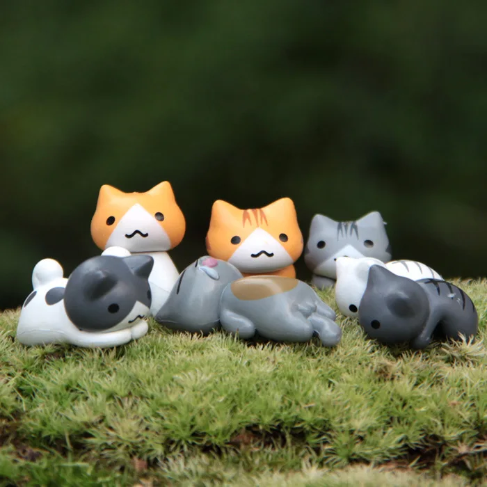 6 stks/set Cartoon Lucky pvc K - Japan Bonsai Garden recensie en prijs